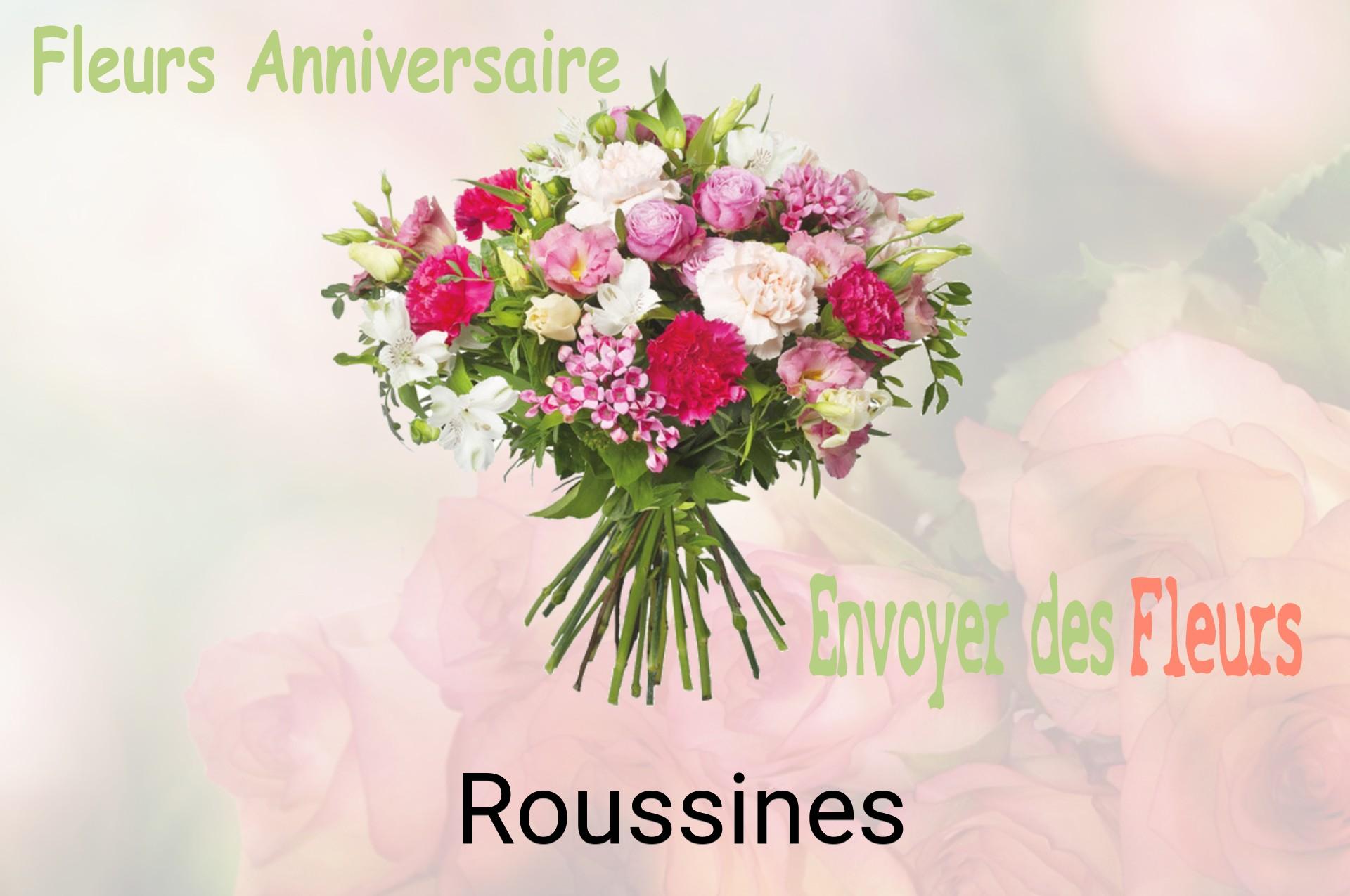 Bouquet de fleurs d’anniversaire livré à Roussines